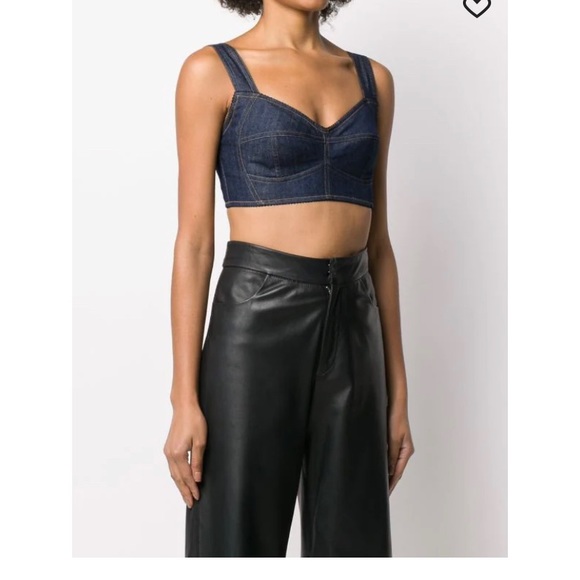 NWT Dolce&Gabbana denim corset size it50/14 - Picture 2 of 12